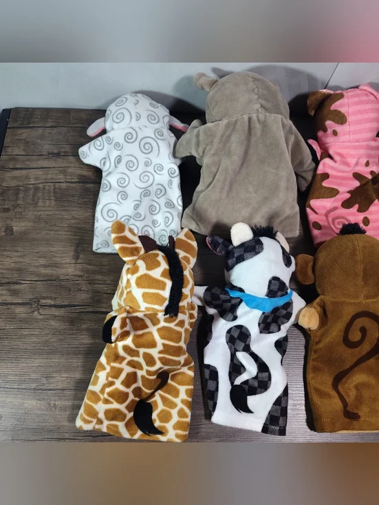 Melissa And Doug Lot Of 18 Hand Puppets (Animals/People) - Picture 13 of 14